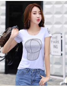 kaos wanita import T3801