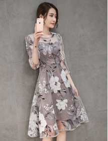 dress korea D4334