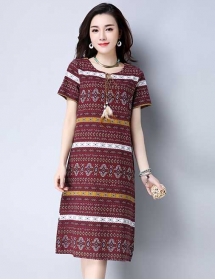 dress wanita import D4356