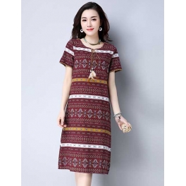 dress wanita import D4356