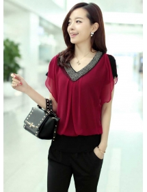 blouse korea T3890