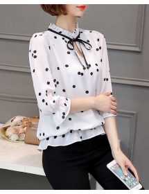 blouse polkadot import T3893