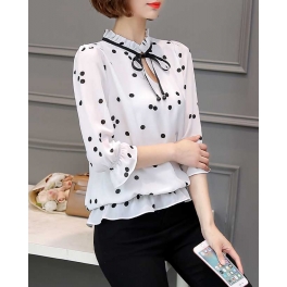 blouse polkadot import T3893